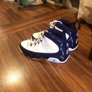 Only worn one time Jordan’s. Size 5.5 Y Jordan 9s